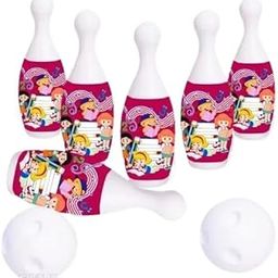 Play and Seek Kids Music Bowling Game Set Pins and Ball Set Large Bowling Toy Party Fun Games Ideal for Boys Girls (White)-image-98