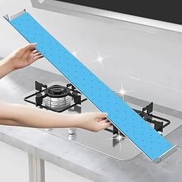 Kitchen Range Hood Oil Absorbing Cotton | Household Cleaning Clothes | Cooking Paper | Oil Groove Absorbing Sheets | Cleaning Scrubber (Oil Absorbing Cotton) (Pack of 2)-image-16