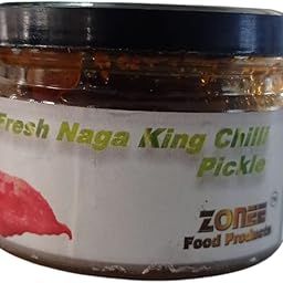 Made in NAGALAND | ZONEE | Fresh Naga King Chilli Pickles | Intense Heat with Refreshing Citrus Tang, Garlic, and Mustard Oil 100 g-image-41