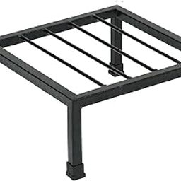 NAYRA Metal Planters Square Shape Thick and Strong Leg |Black Stand Stylish Gamla Planters Perfect Stand For Planter indoor and Outdoor (25 CM Stand)(SET OF 1)-21