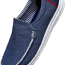 Canvas Wanderers Slip Ons for Men | Boat Shoes | Comfortable, Flexible & Breathable-image-83