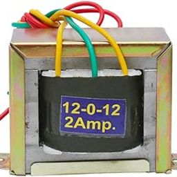 Electronic Spices Transformers 12-0-12 2AMP AC Current Step Down Vertical Power Transformer (12-0-12 2AMP)-24