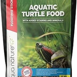 AquaNature Aquatic Turtle Food with Added Vitamins and Minerals High Protein Floating Sticks (55g)-picture-28