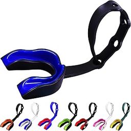 Oral Mart Youth with Strap(Black/Blue)-image-25