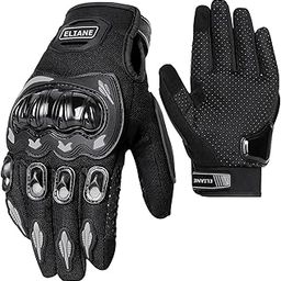 Eliane RG3 Full Finger Bike Riding Gloves with Touch Screen Protective Knuckle Breathable Washable Suede Padding Tactical Hand Protection for Off Road Motorbike Racing Cycling Motorcycle Glove (XL)-18