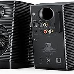 FiiO SP3 BT HiFi Bluetooth Active Desktop Speakers - 80W Stereo Computer Speakers and Home Music Sound System with AUX Audio/Coax/Optical/Type-C/RCA (Bluetooth White)-image-75