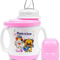 Baby Dolphin 2 in 1 Super Cup with Silicone Spout 200ml | Baby Sipper | Baby Sippy Cup | BPA Free | 6m+ (Pink)-image-47