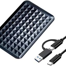 Tianken 1TB Ultra Slim Portable External Hard Drive USB 3.1 Type C 2.5'' HDD Storage for PC, Mac, Laptop, PS4, PS5, Xbox one-25