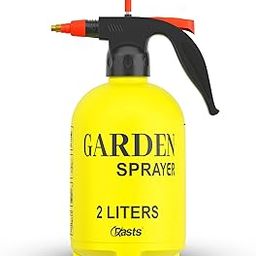 Crasts Pressure Spray Pump | Gardening Water Sprayer | Plant Water Sprayer for Home Garden | Spray Bottles for Lawn | Watering Can (2 Liter) (Yellow)-image-98