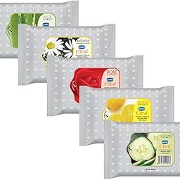 GINNI Clea Cleansing & Makeup Remover Wet Wipes for Face Moisturizing (Pack of 5)-27