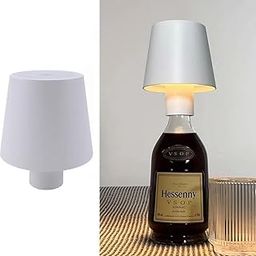Konkluz LED Dimmable Bottle Lamp 3 Color Temperature, Wireless Table Lamp for Indoor and Outdoor, USB Rechargeable Bottle Lamp for Family, Restaurant & Bar (1 Pc)-picture-28