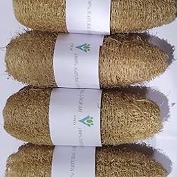 VVOS® Natural Loofah Pack of 4 (13cm to 20cm) | Eco-Friendly Bath Sponge | Organic Exfoliating Scrubber for Men and Women-image-29