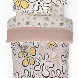 Franco Collectibles Spongebob Squarepants Jellyfish Recycled Bedding 4 Piece Super Soft Reversible Comforter and Sheet Set, Twin, (100% Official Licensed Product)-image-42