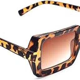 Uv Protected Stylish Medium Broad Square Sunglasses For Women/Girls (98064)-image-58