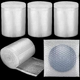Janlaugh Pack of 100 Clear Bubble Envelopes 6x8 Inch with 100 Pieces Fragile Stickers Medium Double Wall Bubble Bags for Packaging, Transportation, Moving, Shipping,-image-24