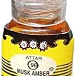 Nemat 96 Series Attar Musk Amber 2.5 Ml Alcohol Free Daley Use Perfumes Also Use as Pooja Attar-picture-0
