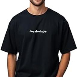 Men Oversized Printed Round Neck Cotton Blend T-Shirt-image-77