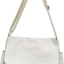 Bag Wtih Side Bag Adjustable Casual Bag for Camping Utility Travel White-picture-40