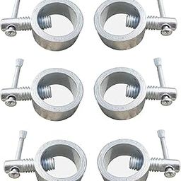 SUPRO 1 Pair to 4 Pair Iron Gym Bar Locks (Fit for 19MM TO 26MM Rod Only), Anti-Slip Screw Clamp Lock for Dumbbell Weight Lifting (6 Pc)-image-10
