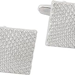 Cufflinks for Mens Alloy Stylish Shirt Cuff Links for Gift Party Anniversary Silver | Mens Jewelry | Cufflinks-12