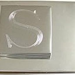 Letter S Etched Monogram Money Clip, NA-image-60
