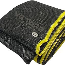 VG TARP Black Shade Net 90% UV Protected for Terrace, Garden, Greenhouse, Balcony & Multipurpose Gardening | Durable Sun Protection Net for Plants & Outdoor Use | Size 10FTX16FT-picture-0