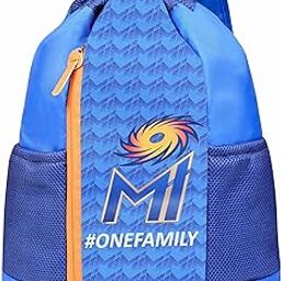 EUME Mumbai Indians 19 Ltrs Drawstring Backpack with 1 Compartment Men & Women Fit Up to 13.3 inch Laptop Royal Blue Color-image-15
