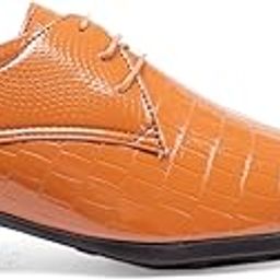 Men's 2 Inch Heel Height Increasing Formal Derby Wedding Shoe-image-17
