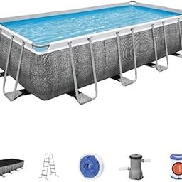 Pool Portable Swimming Pool for Kids and Adults Home Backyard 16ft x 8 ft x 4 ft-32