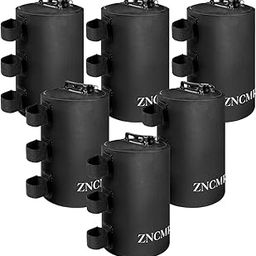 ZNCMRR Canopy Water Weight Bag,132 LBS Water Tent Weights Set of 6 Leg Weights for Pop Up Canopy,Tent,Gazebo,Black-image-32