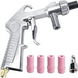 Wogoboo Sandblaster Kit Abrasive Sand Blasting Gun Spray Gun Rust Remove with Air Quick Adapter for Sandblast Cabinets-image-33
