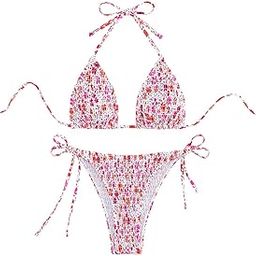 ™ Two Piece Swimsuit Tankini Bathing Suit Bikini Set for Vacation Party Summer L Pink | Swimwear | Womens Clothing-picture-29