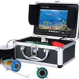 Underwater Fishing Camera with 7 Inch LCD Monitor, HD 1000 TVL Portable Fish Finder Camera, 30Pcs Adjustable LED White Lamp Light, 30M Cable Waterproof IP68 Camera for Ice Lake Sea Boat Kayak Fishing-23