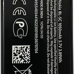 Original BL5C Replacement Part Compatible for Nokia 215 220 C2-00 2700 2730 5130 1020mA - 6 Month Warranty-24