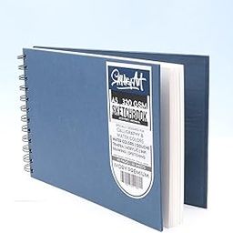 MESSKETEERS - A5 Premium Ivory Sketchbook | 320 GSM | 50 Pages / 25 Sheets | for Watercolour, Gouache, Charcoals | Hard Bound | by Say Hey to Art-19