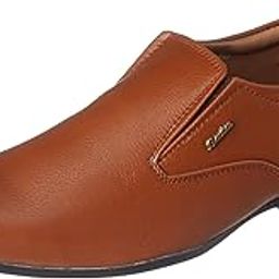 William E Men Formal Slip-On Shoes in TAN-image-18