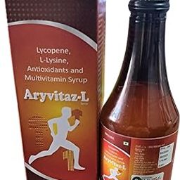 AAryusa ARYVITAZ-L Syrup – 200ml | Multivitamin & Lycopene Syrup with L-Lysine, Minerals & Antioxidants | Boosts Immunity, Energy & Recovery | Daily Nutraceutical Supplement for Men,Women& Childrens-28