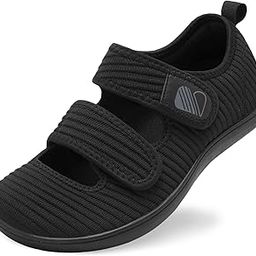 Womens Walking Shoes Wide Diabetic Shoes Adjustable Barefoot Casual Sneakers Breathable Zero Drop Arthritis Edema Sneakers Indoor Outdoor-image-10