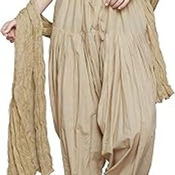 Combo Of Women's Cotton Patiala and Dupptta-image-31
