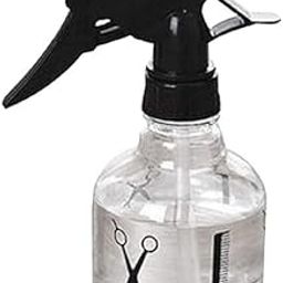 Osceola Mister Adjustable Spray Storage Container Empty Haircut Bottles 250ml Plastic Spray Water Bottle Barber Shop Hair Salon Style Empty Bottles Barber (Transparent) (Pack Of 1)-1