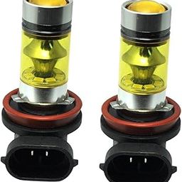MERISHOPP® 2 Pieces H11 H8 H9 2323 20LED 100W Car Fog Driving DRL Light 4300K Yellow|Parts & Accessories | Car & Truck Parts | Lighting & Lamps |2 Pieces LED Fog Light Bulbs-picture-10