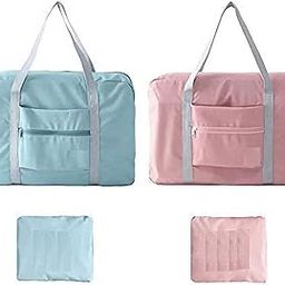 Nylon Waterproof Foldable Travel Luggage Bag - Duffel Bag - Shoulder Bag - Shopping Bag (Multicolor - 1 Piece)-image-80