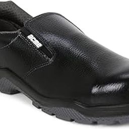 Ozone Ladies Safety Shoe S.T. Barton Leather Slipon PU Sole-image-0