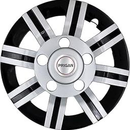 PRIGAN Wheel Cover for Bolero 15 Inch Silver Black Wheel Cap (15 Inch) (Set of 4 Pcs) (Press Fitting) Model- Bolero T4-15-image-13