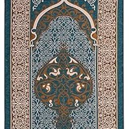 MYADDICTION Prayer Rug 70x110cm Elegant Thick Soft Worship Mat for Kids Men Women Adults Blue-image-49