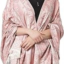 Women's Poly Wool Woven Soft Shawls, Wraps [Size: 40" X 80"]-image-68