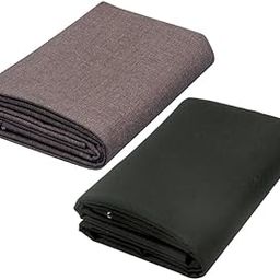 Megisha Mens Brown & Army Green Unstitched Paint Fabric 1.20 Meter Each (Combo Pack) Polyster Viscose-1
