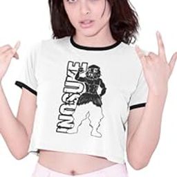 Crop Top Western Printed Tunic Tshirt Half Sleeve for Women/Girls CROPBKWHMIXTOP_01-picture-43