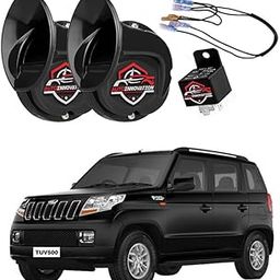 AUTOINNOVATION 12V Snail Electric Car Horn - Ultra Loud Air Horns for Scooters, Bikes, Trucks, and Vans (Pack of 2)-image-76
