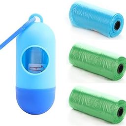 Baby Diaper Disposal Bags,Diaper Disposal Bags for Baby With Removable Capsule Box (1 Capsul And 2 Blue 2 Green Garbage Roll), 1 Psc-12